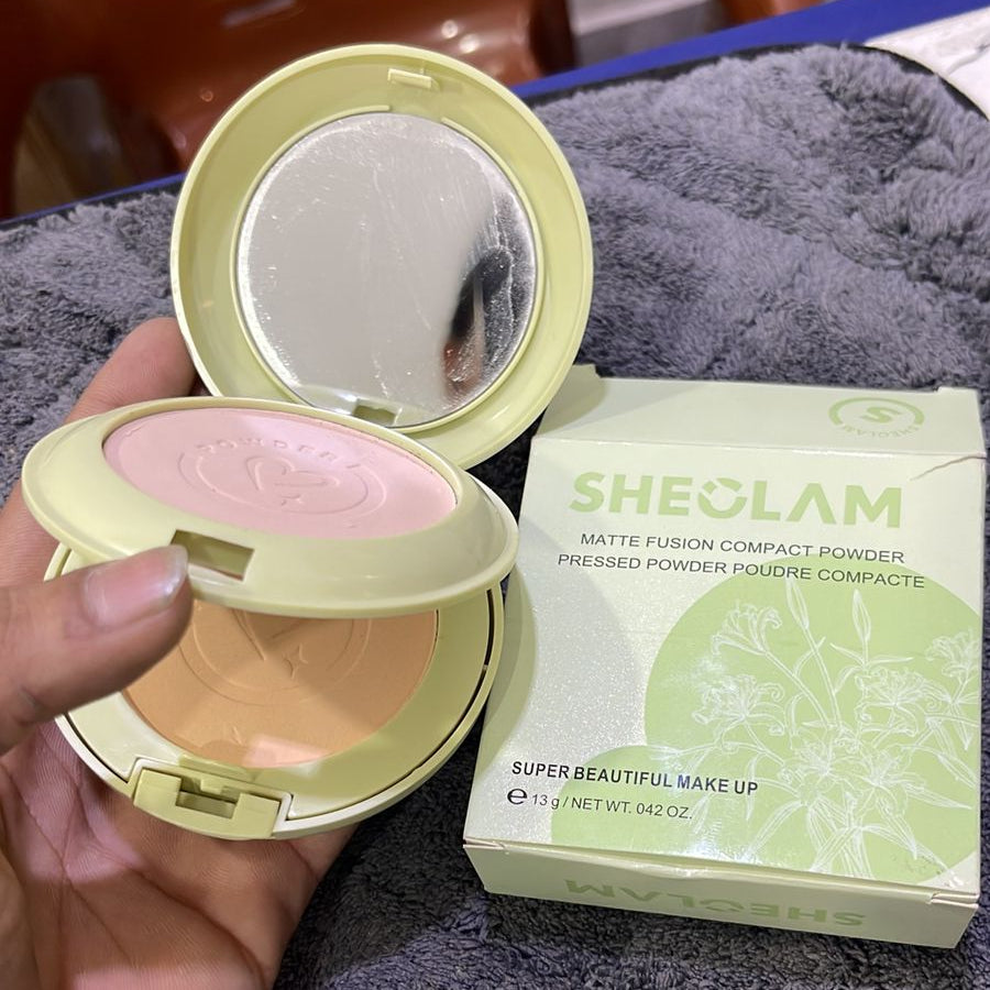 Sheglam Matte Fusion Double Shade Compact Powder