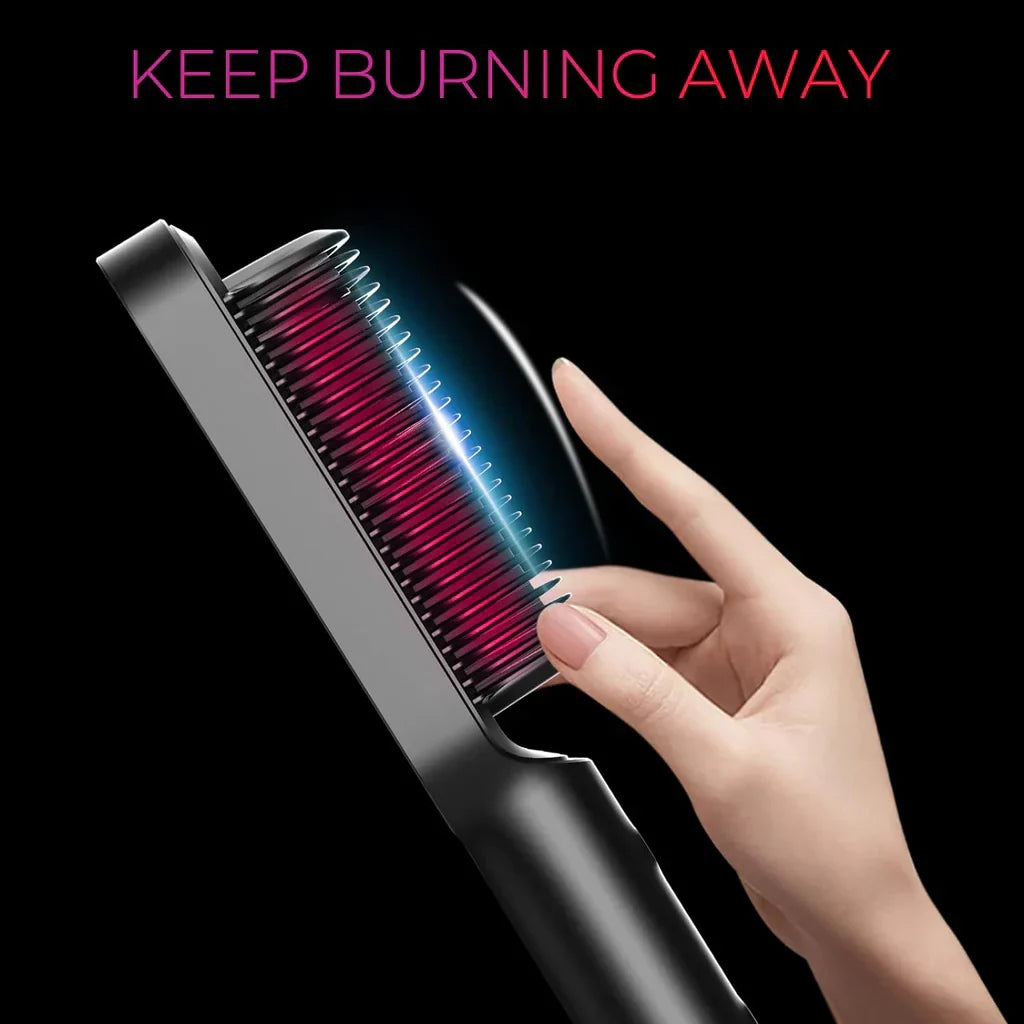 Electric Hair Straightener Brush